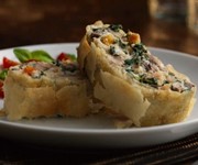 Mushroom and ricotta filo bake recipe